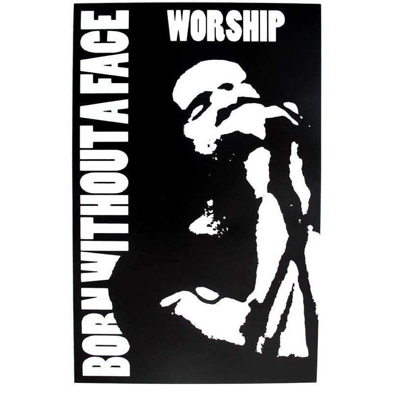 10 .  Original 11 X 17 inch Worship screen-printed release poster